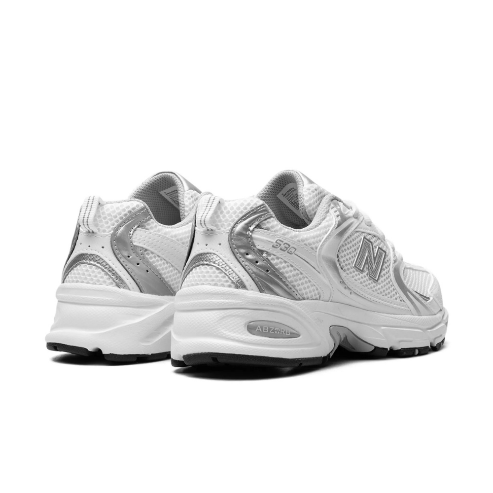 New Balance 530 White / Silver Mettalic